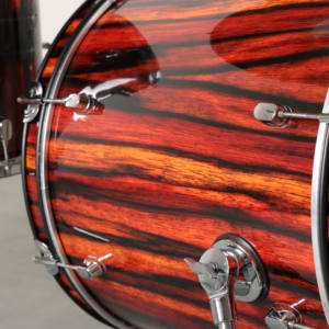 Silencieux de haute qualité, kit de batterie adulte en bois, instrument de <span class=keywords><strong>percussion</strong></span> professionnel, cinq tambours, trois cymbales - Product Image 4