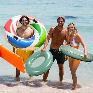 ילדים ומבוגרים pvc מתנפחים טבעות בריכת שחיה מכשירים וצעצועי חוף לאגמים וחופים - Product Image 3