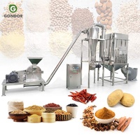 Mini moulin industriel pour broyer le sel, le maïs, le sucre, le riz, la farine, le PVC, et pour fabriquer de la poudre de Moringa – Machine de broyage à sec