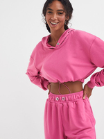 Nouveau surdimensionné personnalisé plaine entraînement survêtement vêtements de sport de plein air femmes culture fermeture éclair à capuche ensembles