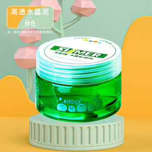 Slime Crystal Mud Sparkling Glue Alto valor <span class=keywords><strong>de</strong></span> color Big Pot Net Celebrated Holding Milk Slime Sparkling Glue - Product Image 6