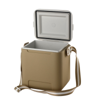 Glacière de jardin Igloo 10L avec logo personnalisé, sangle d'épaule réglable, en plastique rigide, pour camping et pique-nique
