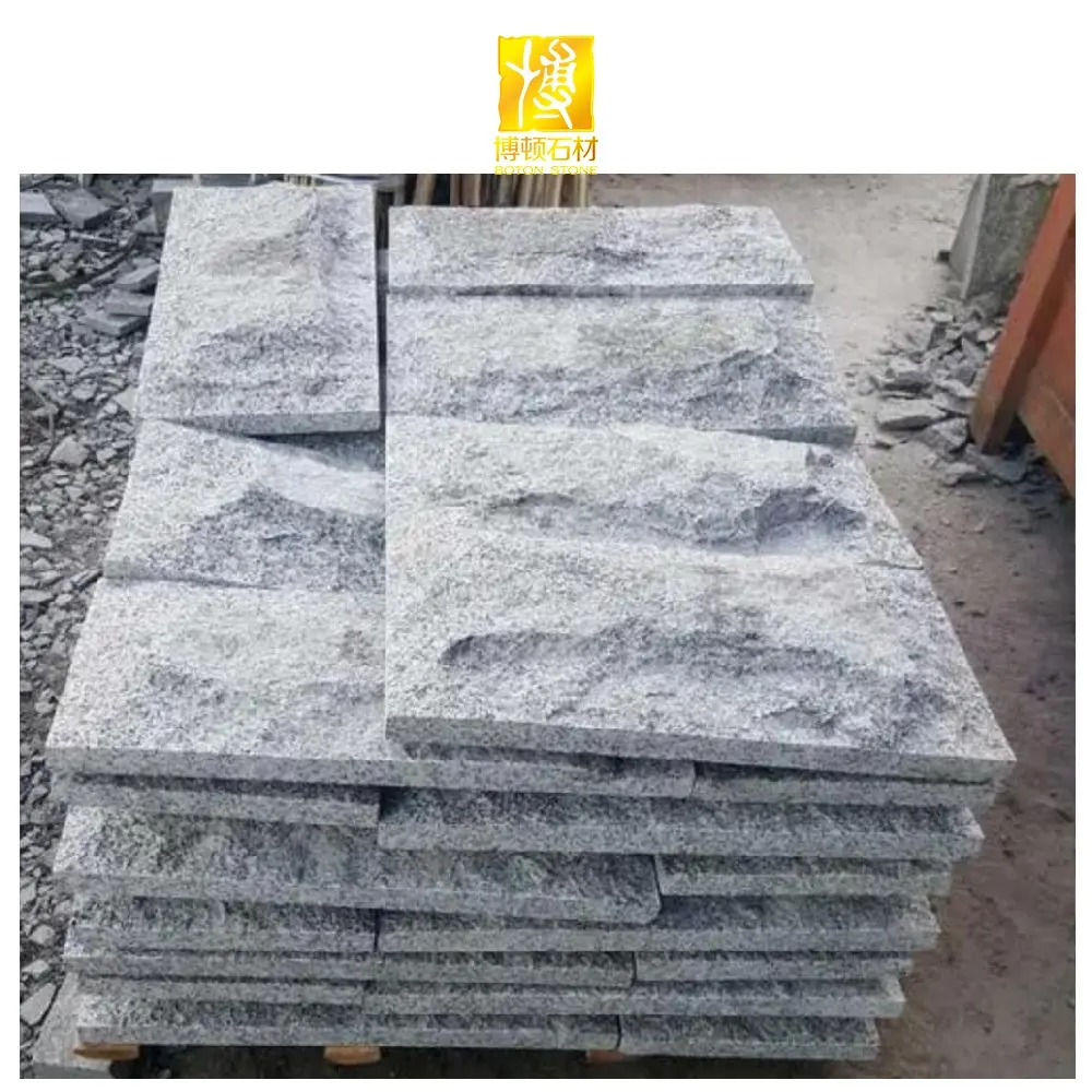 BOTON STONE Venta al por mayor Exterior Pared Parque Granito Escaleras Superficie pulida Baldosas G655 Granito