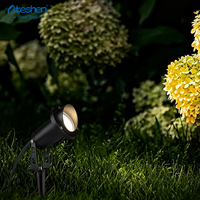 Projecteur LED GU10 à pointe, étanche IP65, corps en aluminium, lampe extérieure, MR16 LED, vente en gros d'usine