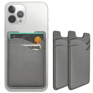 Brand Designer Genuine Leather Card Holder Wallet Detachable Magnetic Wallet Phone Case