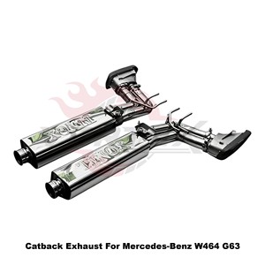 Vortex ท่อไอเสียด้านข้างทำจากสเตนเลสสตีลคาร์บอนสำหรับ Mercedes-Benz W464ปรับแต่ง G63 - Product Image 3