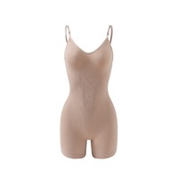 Corset à bretelles de grande taille Serrer l'abdomen soulever les hanches et la taille Pantalon plat shapewear pour femmes