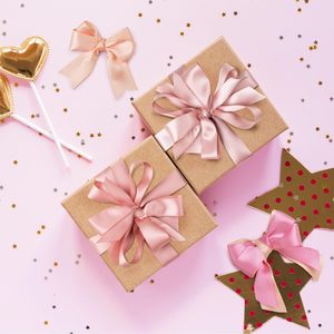 Cinta de Raso de Doble Cara de Color Sólido Surtido Rosa para Ramos de Flores, Invitaciones de Boda, Manualidades, Envoltura de Regalos - Product Image 5