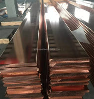 Barre de cuivre 101.6x6.35x2540mm ASTM B280/barre omnibus plate en cuivre/barre omnibus en cuivre