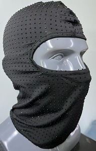 <span class=keywords><strong>Masque</strong></span> de ski strass noir entièrement glacé tendance mode Yeat Sheisty cagoule <span class=keywords><strong>rappeur</strong></span> Bling <span class=keywords><strong>masque</strong></span> facial capuche taille unique - Product Image 4