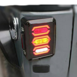 Jeep <b>LED</b> Tail <b>Lights</b> 12V <b>Red</b> Lens Universal Fitment For Retrofit Upgrade - Product Image 3