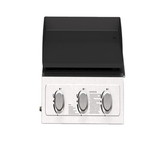 Vente en gros de plaque chauffante supérieure portable pour cuisinière à gaz en acier inoxydable Plancha Grill Barbecue Machine - Product Image 6