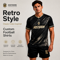 Maillots de football personnalisés de style rétro, design à rayures classiques, maillots héritage pour les clubs européens, académies, meilleurs maillots d'élite professionnels