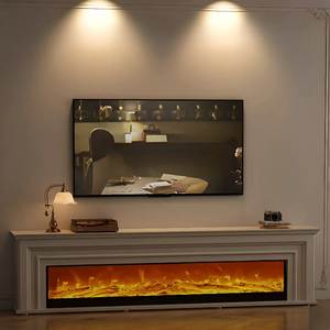 <span class=keywords><strong>Chimenea</strong></span> Eléctrica Integrada de Diseño Moderno con Control por Aplicación, Llama Ajustable de 7 Colores, Eficiente Energéticamente, para Uso en Interiores, Hoteles y Exteriores - Product Image 2
