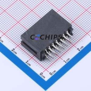 HED26LP03BK Gold Finger <b>Connector</b> Through hole Component (THT),P=1.27mm <b>Connector</b> EDGE SLOT 1.27mm 26P Through Hole - Product Image 2