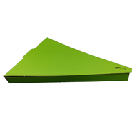 Boîtes à pizza personnalisées en carton ondulé kraft, grand format, résistantes à la graisse, avec logo UV mat et gaufré, fournisseur direct d'usine SP3454