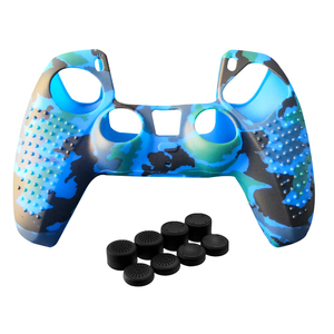Funda de silicona extra gruesa para Playstation 5 <span class=keywords><strong>PS5</strong></span> Controller Protecective Skin & Thumb Grips para DualSense Mixcolor Cover - Product Image 5