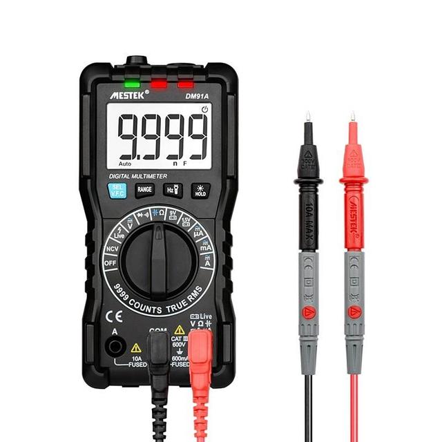 MESTEK DM91A Multimeter Digital Intelligent Anti Burn Multifunctional Digital Display Automatic Range Electrician Maintenance