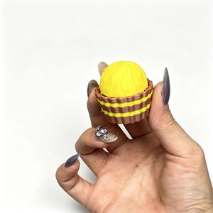 AM Nuevo y Popular Botón Antiestrés de Plástico con Impresión de Serigrafía, Diseño Realista de Galleta de Chocolate, Lujoso Portamonedas - Product Image 4