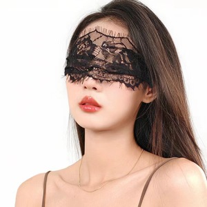 Antifaz de encaje, seductor y atractivo, lazo de hada, velo discreto, antifaz sexy, venda para los ojos, accesorio DIY con lazo - Product Image 2