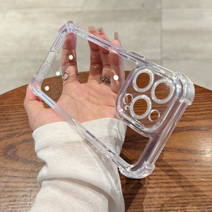 Thêm dày không vàng không gian trường hợp đối với Apple 16 Pro Max/15/14 chống sốc trường hợp khó khăn Tương thích với 13/12/11 mô hình - Product Image 3