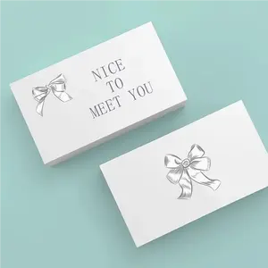 Custom Business Card Printing Gold Foil Paper Paperboard Printing Thank You Cards Printing