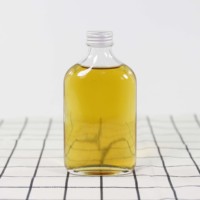 Botellas de Vidrio de Alta Calidad de 120ml, 200ml y 250ml con Tapa Roscada para Bebidas, Envases Lisos para Almacenamiento de Bebidas