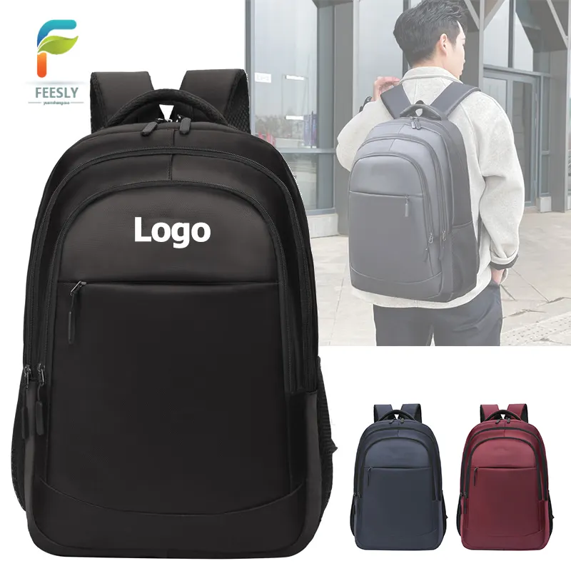 लैपटॉप बैग के साथ लोगो कस्टम किशोरी यूएसबी यात्रा बैग लैपटॉप डिब्बे के साथ 16 इंच निविड़ अंधकार हल्के वजन वापस पैक
