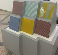 Verre Céramique Fritté Personnalisé, Verre Émaillé Coloré pour Façade de Bâtiment, Fenêtre, Porte, Panneau Mural Décoratif