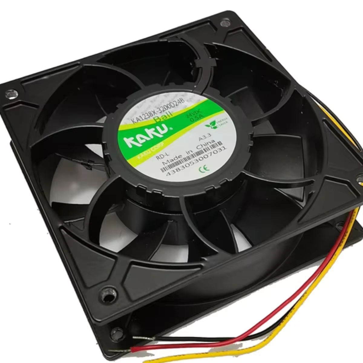 KAKU KA1238X-3200D24B/RD-L 24V High Temperature Cooling Fan with