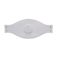 Masque respiratoire de protection jetable FFP2 en tissu non tissé type poisson, 4 couches, anti-poussière, à très faible résistance, demi-masque, vente en gros