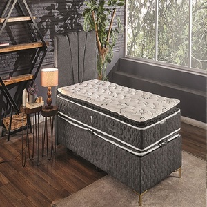 FurnatureDesign VICTORIA Ottoman Storage Bed Base Single Size King Size Mattress Headboard Set Turkey Factory Price Top Pocket