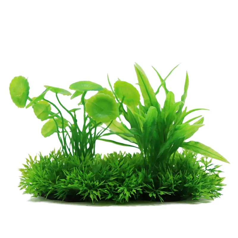 Green Aquarium Plants Plastic Decoration Simulate Bamboo Grass Artificial Aquatic Plant