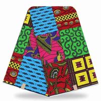 100% polyester tissu imprimé à la cire africaine CHIGANVY QUALITY Khanga Kitenge tissu pour vêtements Changxing