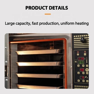 상업용 5 트레이 빠른 베이킹 식품 그릴 대류 빵 내장 토스터 가스 전기 오븐 - Product Image 5