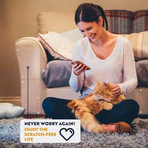Protecteur de canapé imperméable des griffes de <span class=keywords><strong>chat</strong></span>, <span class=keywords><strong>anti</strong></span>-rayures de <span class=keywords><strong>chat</strong></span> pour le canapé, les portes - Product Image 6