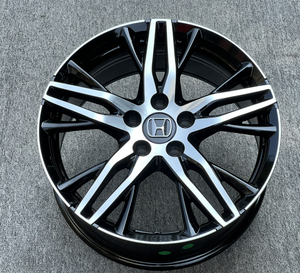 Nouvelles jantes de voiture en alliage d'aluminium à cinq branches classiques de luxe de 17 pouces 5x1143 noires pour Accord/Inspire/Odyssey/Elysion, prêtes à être expédiées - Product Image 2