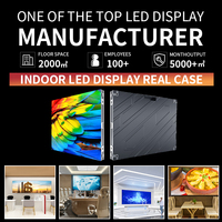 Hd Interior P2.6 P3.9 Gabinetes Pantalla Led Cascada Virtual Estudio Feria Comercial Acceso frontal Pared de video a todo color