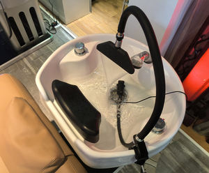 Luxus-Haarstuhl Elektrische Salonmöbel Waschsessel Wasserfall-Headspa-Bett Massage Elektrischer Shampoostuhl - Product Image 2