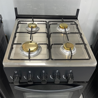 Nouvelle cuisinière à gaz 4 brûleurs avec four et grill, liberté de cuisiner, équipement de transformation alimentaire