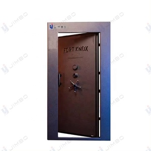 Porte de <span class=keywords><strong>coffre</strong></span>-fort ignifuge en acier inoxydable à combinaison JIMBO pour salle sécurisée - Product Image 1