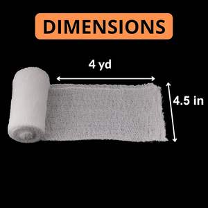 ผ้าก๊อซพันแผลแบบม้วนชนิดใช้แล้วทิ้ง ผ่านการฆ่าเชื้อด้วย EO  ทำจากผ้าเครปคอตตอนยืดหยุ่น  สำหรับห้ามเลือด  ยี่ห้อ Kerlix - Product Image 4