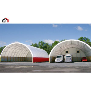 Dôme de stockage industriel en PVC sur mesure pour conteneurs maritimes, hangars de garage, tentes à double treillis pour auvents de stockage - Product Image 5