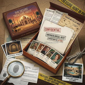 Gioco all'ingrosso per adulti: Indagine forense con dossier di fatti criminali, prove realistiche di scena del crimine, gioco di società con scatola - Product Image 1