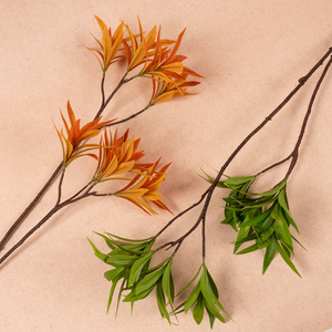 Fleurs artificielles en bambou de style nordique, plantes en soie fabriquées en Chine, décoration de salon, balcon, fleurs artificielles sur pied - Product Image 4