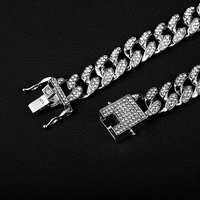 Collier ras de cou en chaîne cubaine RQ Butterfly, plaqué or rose, pour femmes