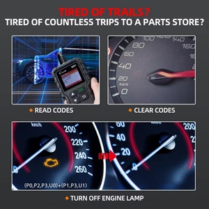 Outil de diagnostic automobile CR3001 Creader pour la lecture des codes OBD et des systèmes de capteurs O2, avec fonction de lecture de la lumière d'avertissement du moteur - Product Image 2