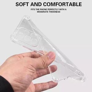 Funda de teléfono a prueba de golpes para samsung galaxy, carcasa transparente de cuatro esquinas a prueba de golpes para samsung galaxy A91 A90 A72 A52 A51 <span class=keywords><strong>A71</strong></span> A32 - Product Image 5