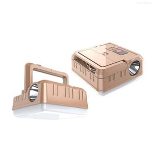 Outdoor Solar Waterproof Rechargeable LED Mobile Power Supply Camping <b>Flashlight</b> Searchlight IP65 Protection Multi-Color CE - Product Image 6