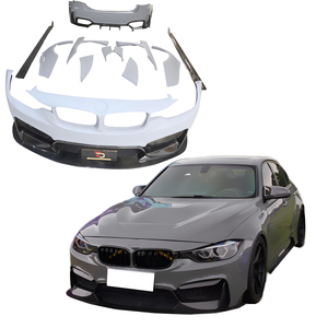 Kit de Carrocería Estilo ZD de Alta Compatibilidad para <span class=keywords><strong>BMW</strong></span> Serie <span class=keywords><strong>3</strong></span> F30 325 <span class=keywords><strong>328</strong></span>, Parachoques, Faldones Laterales, Molduras de Ruedas, Estilo Ancho - Product Image 1